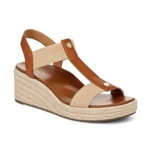 NEW VIONIC women's calera wedge sandal in camel